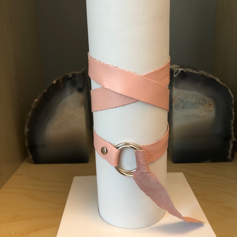 Ballerina Style Pink Strap Bracelet